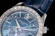 swiss replica Patek Philippe Complications Annual Calendar 5905 blue dial diamond bezel watch (4)_th.jpg